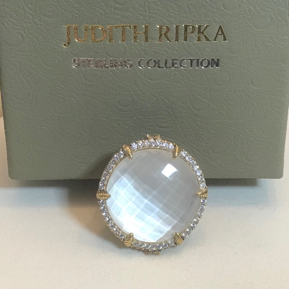 Judith Ripka Eclipse Doublet Ring - Picture 9 of 10